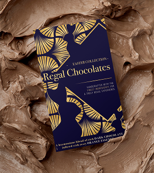 Regal Chocolates packaging design